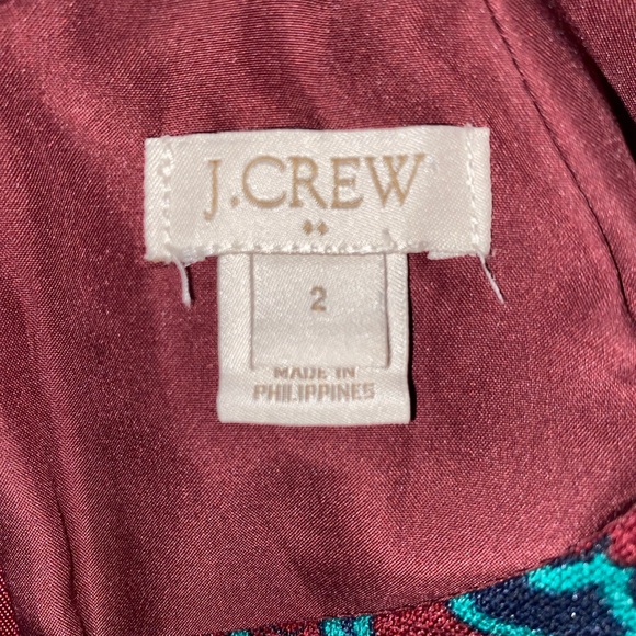 J. Crew floral dress. Size 2 - Picture 4 of 7